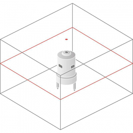 Ротационный нивелир Leica Rugby 55 Rod Eye basic
